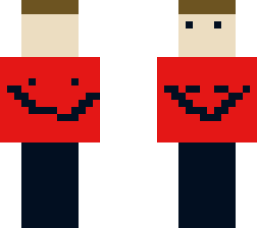 evil face shirt guy