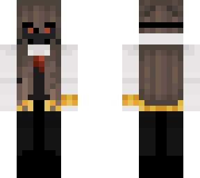 pirate, with skull mask