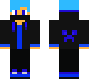 blue man