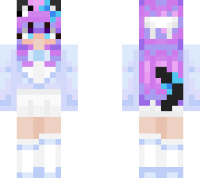 cutekawaiichan reshaded purple and blue