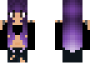 outfits w/ purple hair