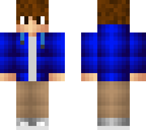 boy with blue sweater