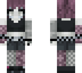goth with pigtails purple