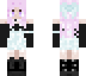 pink hair girl