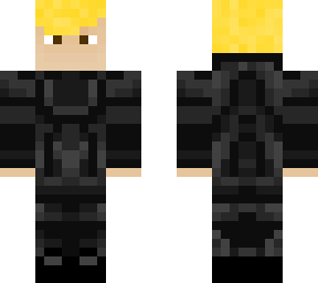 black spacesuit