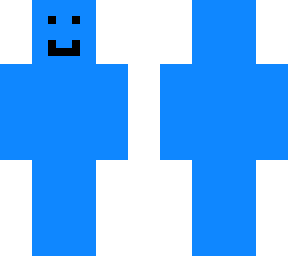 blue man