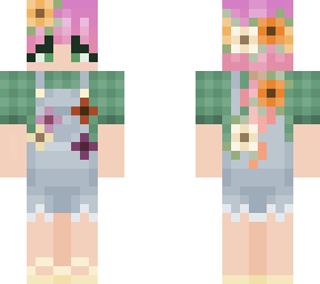 floral farmer girl