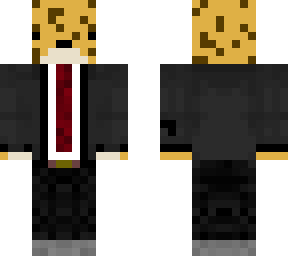 leopard in suit