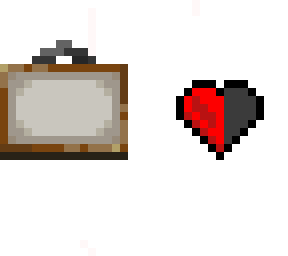 painting icon (plus a little cute half hardcore heart)