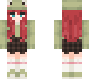 red haired frog girl edit