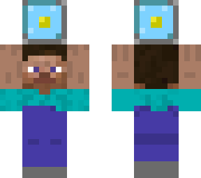 steve holding nether reactor core