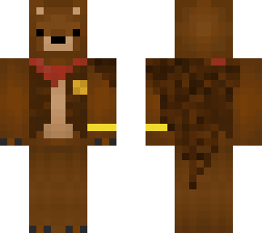 a bear with some drip and a shoulder cape