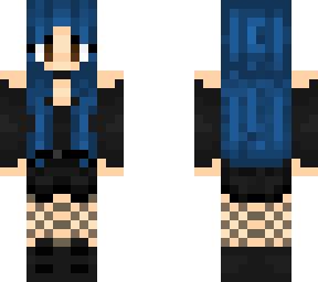blue haired elf