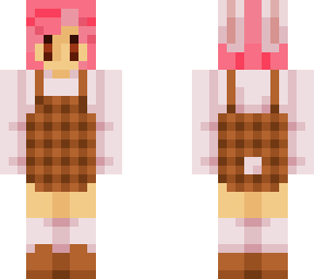 bunnie plaid overalls