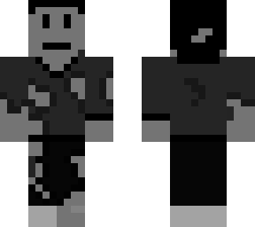 dirk (nether wastes, no hoodie, grayscale)