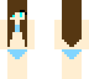 light turquoise swimsuit