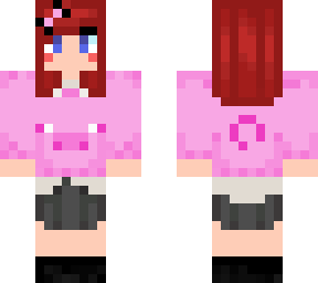 pig girl in skirt