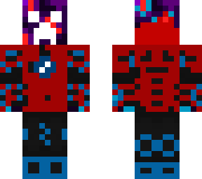 red, purple, blue creeper