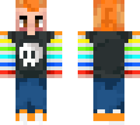 rainbow punk (orange)