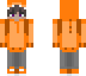 a orange shark boy