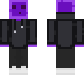 purple slime with hoodie