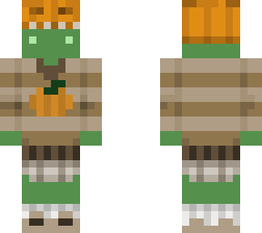 silly green lady - fall