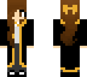 brown hair hufflepuff girl