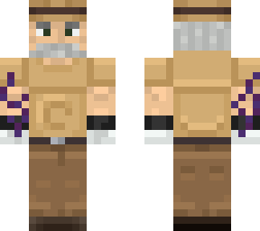 strong old man with hat