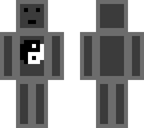 grey outline person