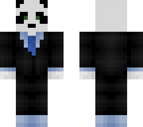 panda mad in a suit