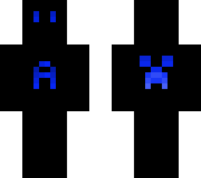 simple blue a skin