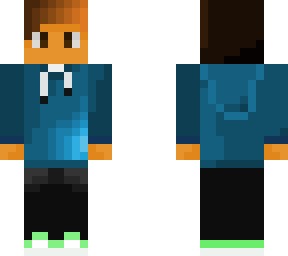 - blue hoodie boy -