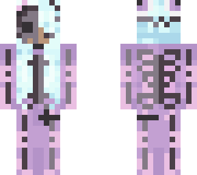 poc pastel goth skeleton
