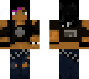 black scenemo girl skin