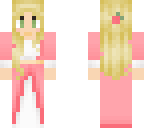 blonde rose pink dress (but i like it more)