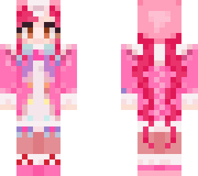 care bear cheer, cute girl pink , kawaii, anime