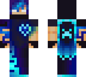 herobrine aesthetic gamer skin