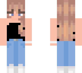 Natural Blonde Girl v3 | Minecraft Skin