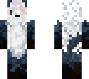 polarfuchs mit narbe