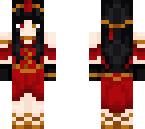 red dress.