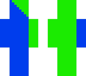 blue green