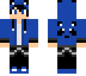 blue panda boy
