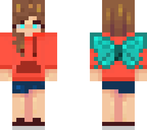 blue shorts