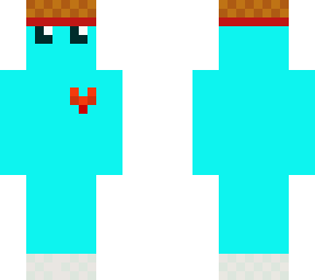 light blue blob skin