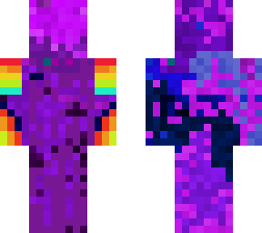 purple + rainbow