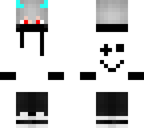 black and white demon