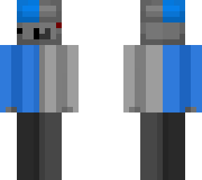 cosmetic smiley gamer (hoodie half blue & half robot edition)