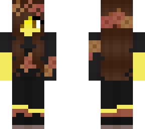 female - autumn overalls - flowers