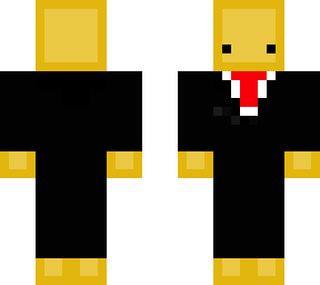 potato with suit