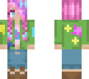 cute pink haired girl 1#